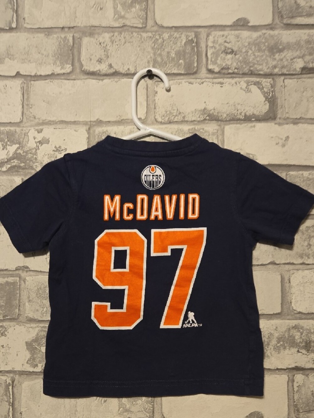 NHL Edmonton Oilers Connor McDavid 97 Short Sleeve Shirt